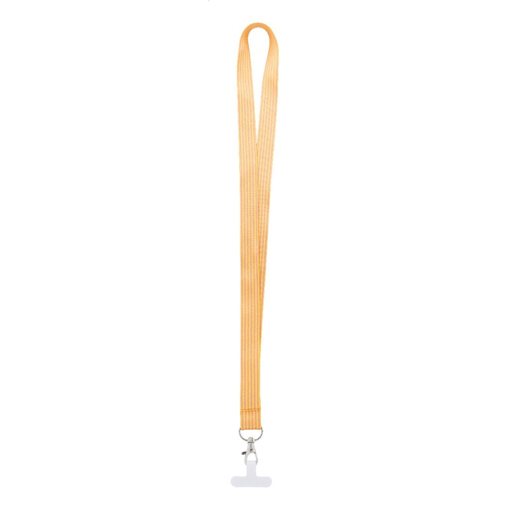 Subyard Mobile Slim egyedi RPET mobiltartós nyakpánt fehér AP716939-01