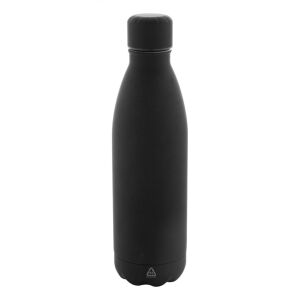 Refill Soft újrahasznosított rozsdamentes acél kulacs fekete AP808162-10