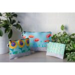 CreaFelt Beauty L egyediesíthető kozmetikai táska fehér szürke AP716714