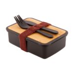 Rebento uzsonnásdoboz fekete natúr AP808052-10